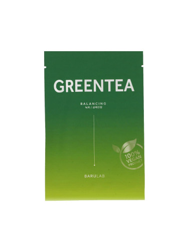 Barulab Green Tea Balancing Face Mask Маска за лице 23 g