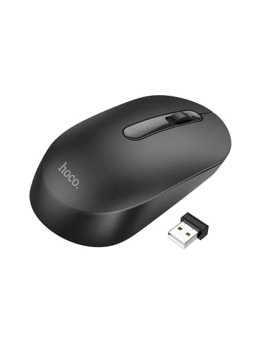 Оптична безжична мишка HOCO 2,4G 1200dpi GM14, Черна