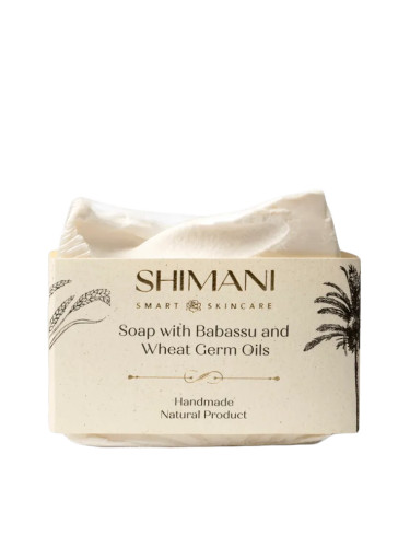 Сапун за лице с масла от бабасу и пшеничен зародиш SHIMANI Soap With Babassu And Wheat Germ Oils