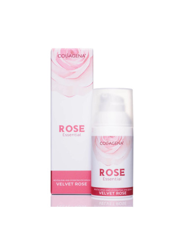 Околоочен серум с Колагенови Пептиди и Розово масло COLLAGENA ROSE Essential Revitalizing And Hydrating Eye Serum Velvet Rose