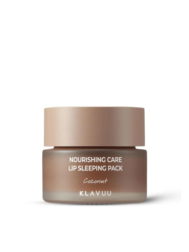 Нощна маска за устни подхранва с Кокос KLAVUU Nourishing Care Lip Sleeping Pack Coconut