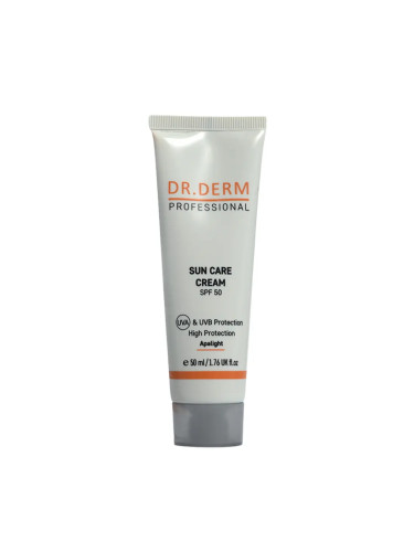 Слънцезащитен крем за лице с SPF50 DR. DERM PROFESSIONAL Sun Care Cream