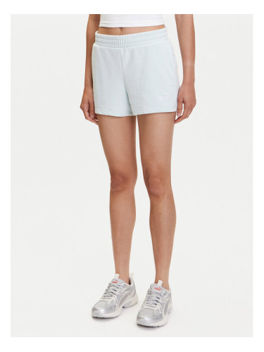 Puma Спортни шорти No. 1 ESS 4'' 682439 Светлосиньо Regular Fit