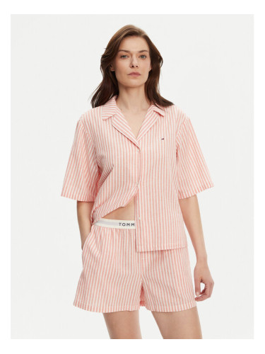 Tommy Hilfiger Пижама UW0UW05799 Оранжев Regular Fit