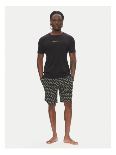 Emporio Armani Underwear Пижама EM000400 AF10793 FC063 Черен Regular Fit
