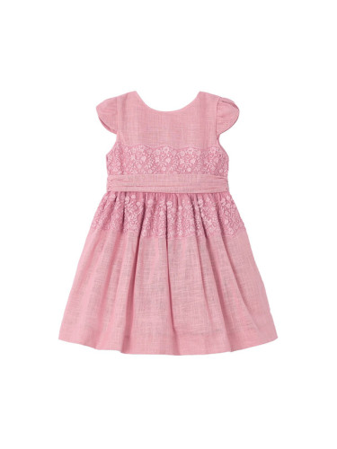 Mayoral Елегантна рокля 3911 Розов Regular Fit