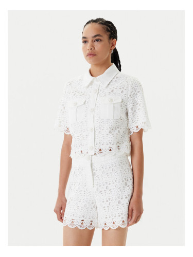 Morgan Риза 251-CREMA Бял Regular Fit