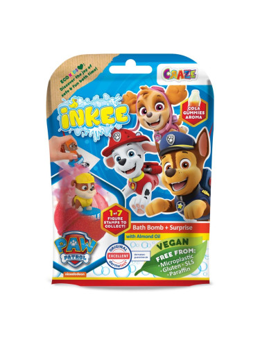 Craze INKEE Paw Patrol бомбичка за вана с изненада 3y+ 1 бр.