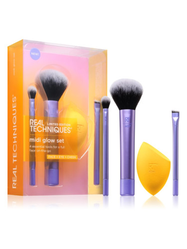Real Techniques Midi Glow Set комплект четки