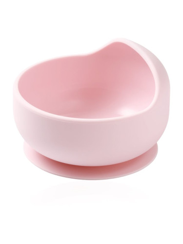 BabyOno Siilicone Plate 6m+ силиконова купичка с вендуза 6 m+ Pink 1 бр.
