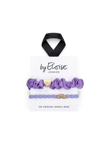 By Eloise London Set Lavender Skies Ластик за коса за жени 1 бр
