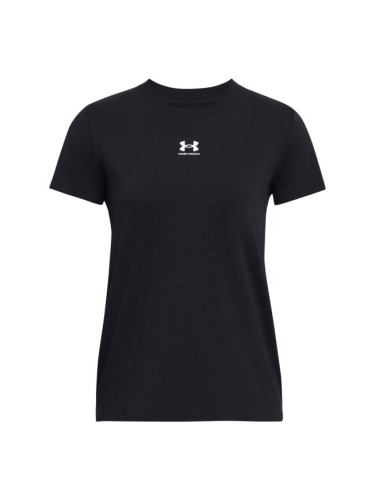 Under Armour OFF CAMPUS CORE Дамска тениска, черно, размер M