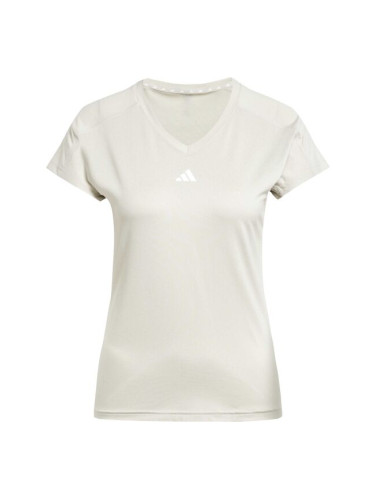 adidas TRAIN ESSENTIALS TEE Дамска тениска за тренировка, бежово, размер