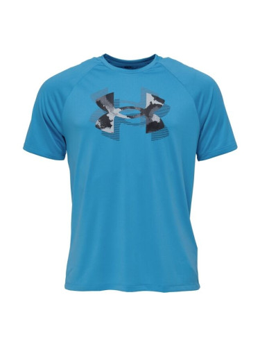 Under Armour TECH PRINT FILL Мъжка тениска, синьо, размер L