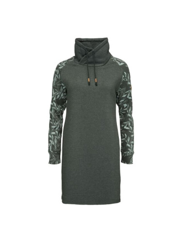 LOAP EBNERA Дамска трикотажна рокля, зелено, размер