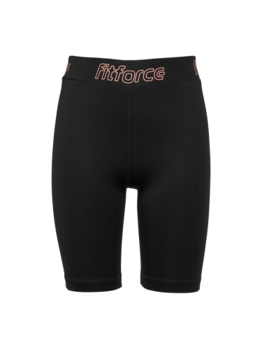 Fitforce MARGA Фитнес шорти за момичета, черно, размер 116-122