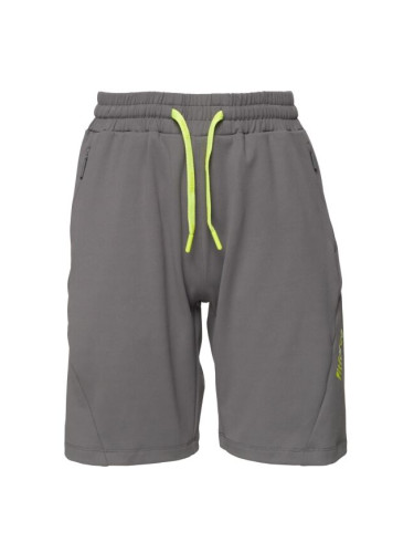 Fitforce ZENREMY Момчешки фитнес шорти, тъмносиво, размер 116-122