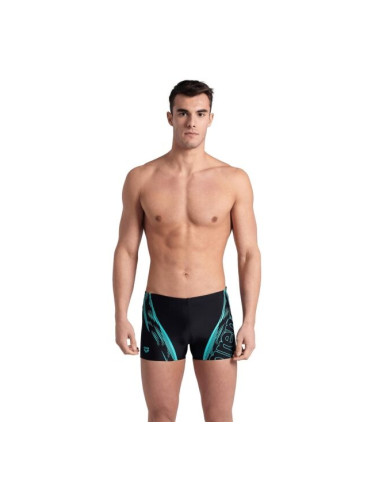 Arena SWIM SHORT GRAPHIC Мъжки бански, тип боксерки, черно, размер