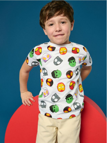 Sinsay - Тениска Marvel The Avengers - бял