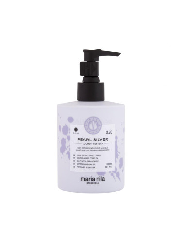 Maria Nila Colour Refresh Боя за коса за жени 300 ml Нюанс 0.20 Pearl Silver