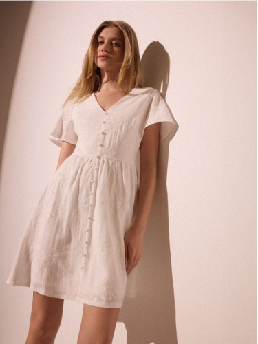 Mohito - Мини рокля - бяло