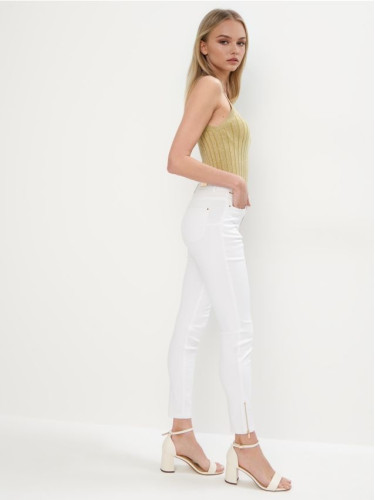 Mohito - Панталон skinny - бяло