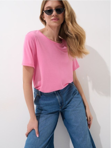 Mohito - LADIES` T-SHIRT - лилаво