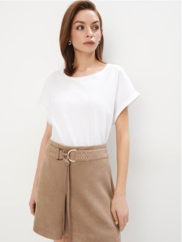 Mohito - Памучна тениска - бяло