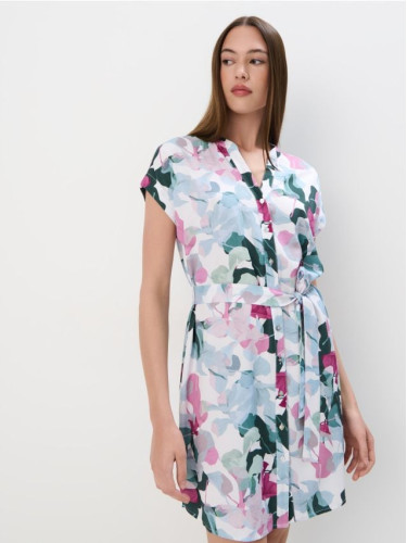 Mohito - Мини рокля тип риза - бяло