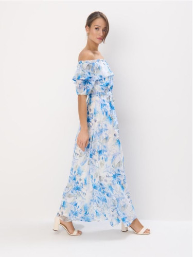 Mohito - Макси рокля на цветя - син