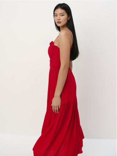 Mohito - Миди рокля с презрамки - червен