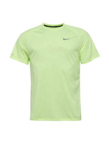 Nike STRIDE Мъжка тениска за бягане, светлоотразителен неон, размер XXL