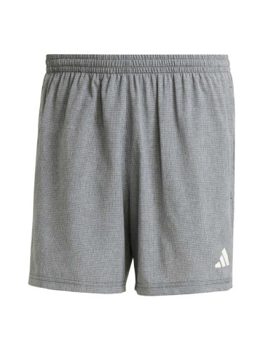 adidas OTR HEATHER SH Мъжки шорти за бягане, сиво, размер XXL 5"