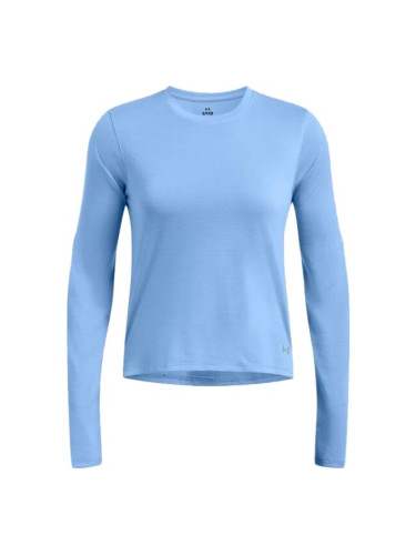 Under Armour LAUNCH LONGSLEEVE Дамска тениска, светлосиньо, размер L