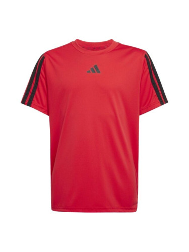 adidas JERSEY ESSENTIALS LOGO KIDS Детската тениска за тренировки, червено, размер