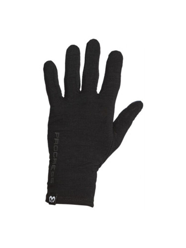 PROGRESS MERINO GLOVES Функционални  ръкавици от мерино вълна, черно, размер