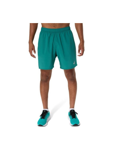 ASICS 7IN SHORT Мъжки шорти за бягане, тъмнозелено, размер