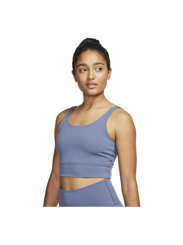 Nike YOGA LUXE Дамският потник, синьо, размер