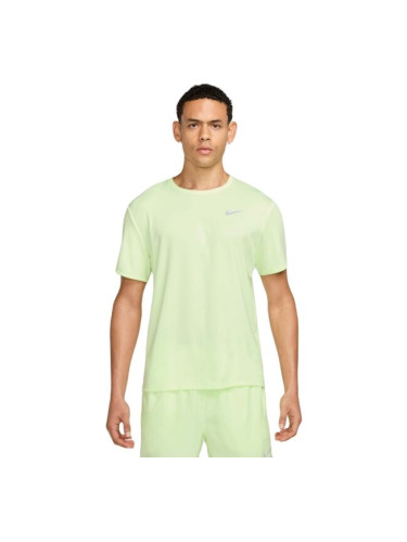 Nike NK DF UV MILER SS Мъжка тениска за тренировка, светлоотразителен неон, размер XXL