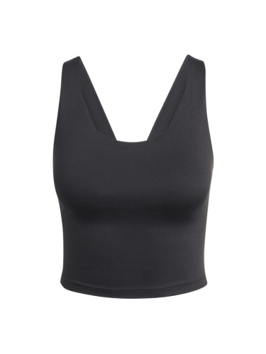 adidas ALL ME TANK Дамски потник с подпора, черно, размер