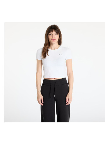 Тениска Puma Dare to Textured Baby Tee PUMA White M