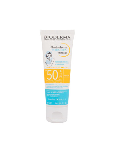 BIODERMA Photoderm Pediatrics Mineral SPF50+ Слънцезащитна козметика за тяло за деца 50 g