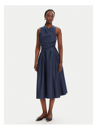 Elisabetta Franchi Коктейлна рокля AB-T52-52E2-V440 Тъмносин Regular Fit