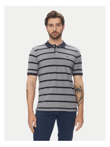 Pierre Cardin Тениска с яка и копчета C5 21414.2115 Тъмносин Slim Fit