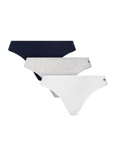 Tommy Hilfiger Комплект 3 чифта бикини бразилиана UW0UW05968 Цветен