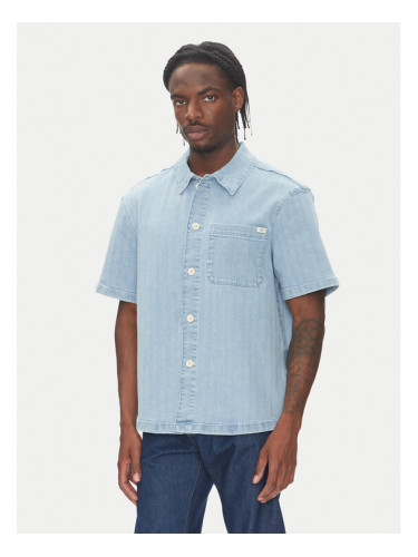 Mustang дънкова риза Phoenix 1016653 Син Boxy Fit