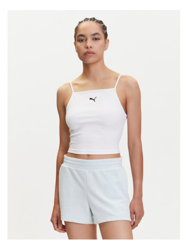 Puma топ Ess 629771 Бял Slim Fit