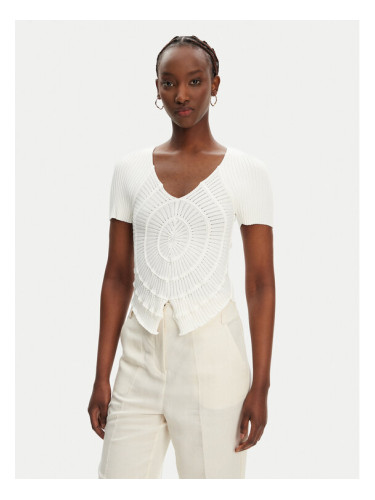 PINKO Пуловер Falterona Maglia 104625 A2E6 Бял Regular Fit