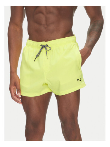 Puma Плувни шорти 907658 Жълт Regular Fit