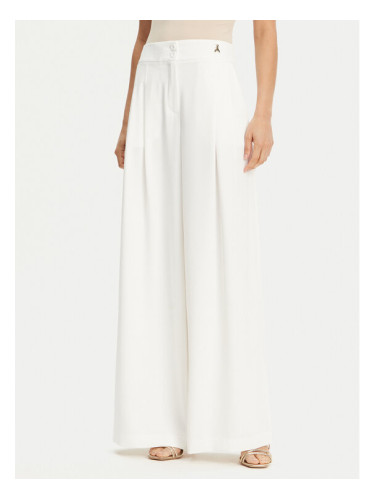 Patrizia Pepe Панталони тип палацо 2P1684 A411 Бял Regular Fit